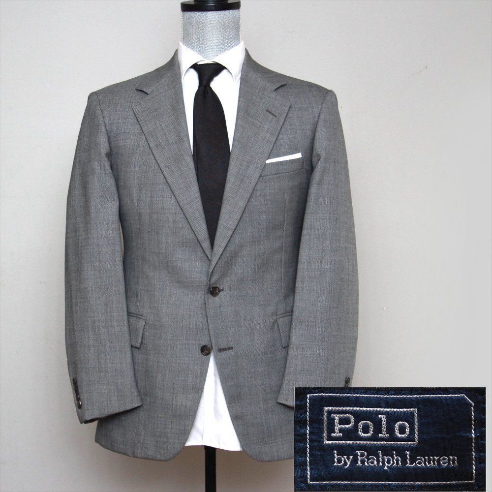 40R Men's Polo Ralph Lauren Blazer Sport Coat Sport Jacket Grey C060427
